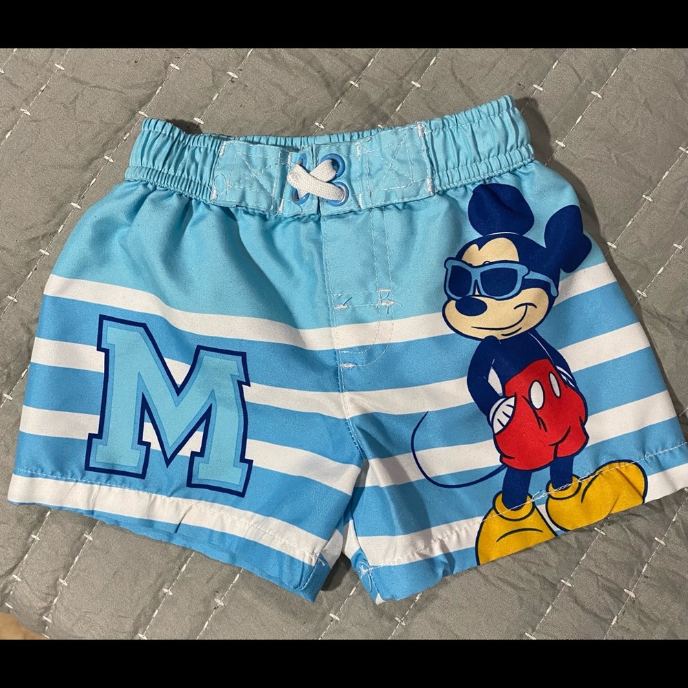 Disney’s Mickey Mouse swimming trunks